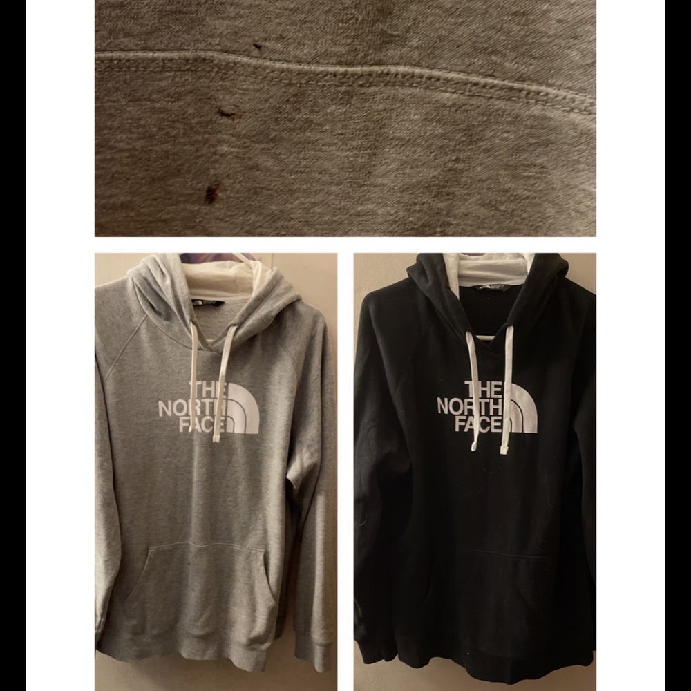 2 North Face Hoodies size XXL